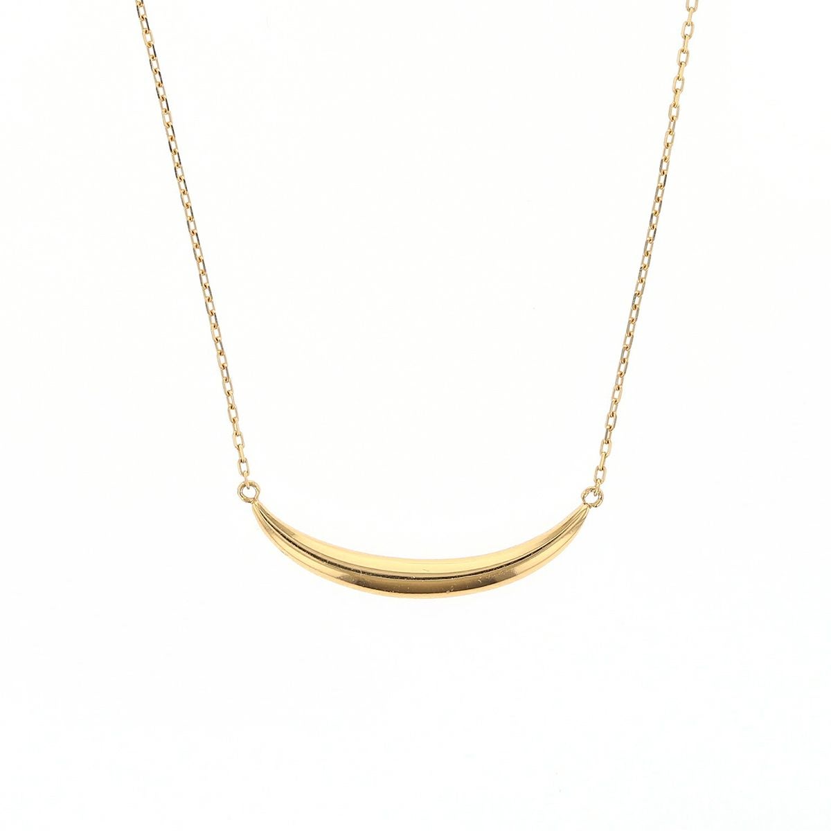 レアリゼ ベル K10 YG ネックレス 10K 10金 地金 U字 バー イエローゴールド 妻 彼女 誕生日プレゼント ギフト レディース