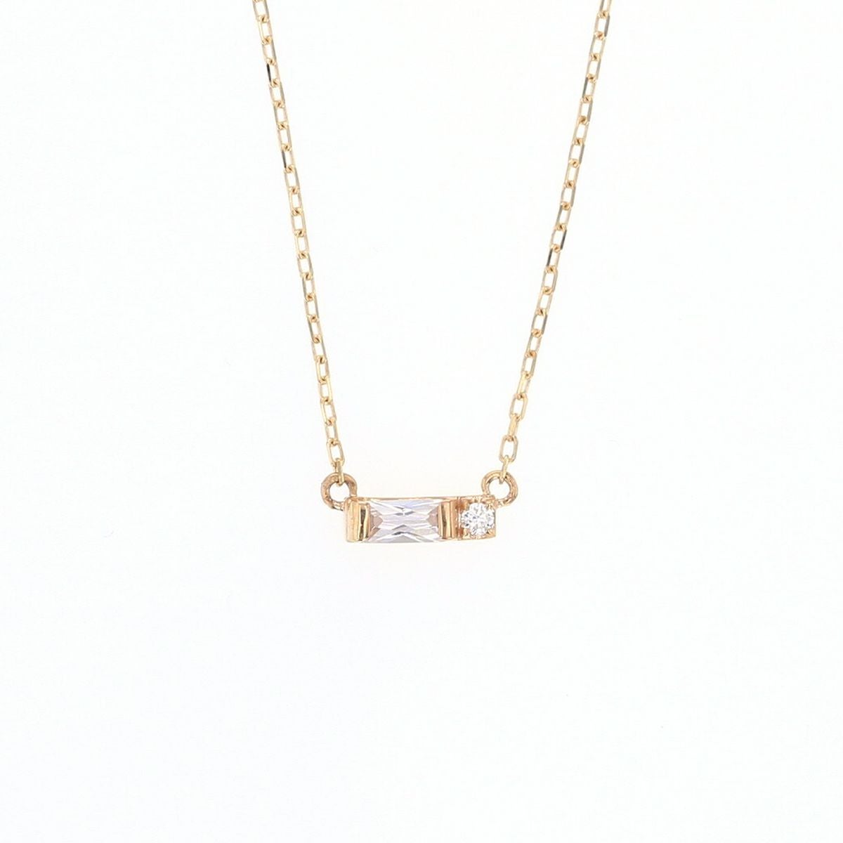 レアリゼ ベル ネックレス K10 YG キュービックジルコニア イエローゴールド 10K 10金 妻 彼女 誕生日プレゼント ギフト レディース