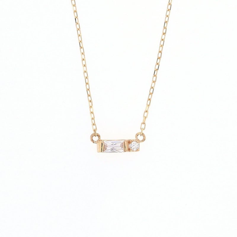 レアリゼ ベル ネックレス K10 YG キュービックジルコニア イエローゴールド 10K 10金 妻 彼女 誕生日プレゼント ギフト レディース