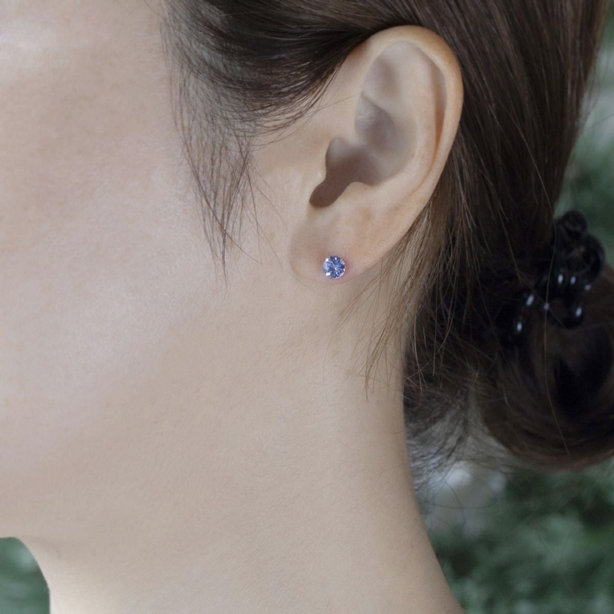 K10 YG タンザナイト ピアス 一粒 イエローゴールド 誕生石 12月誕生石 一粒ピアス 10k 10金 レディース 娘 プレゼント 女性 誕生日 彼女 妻