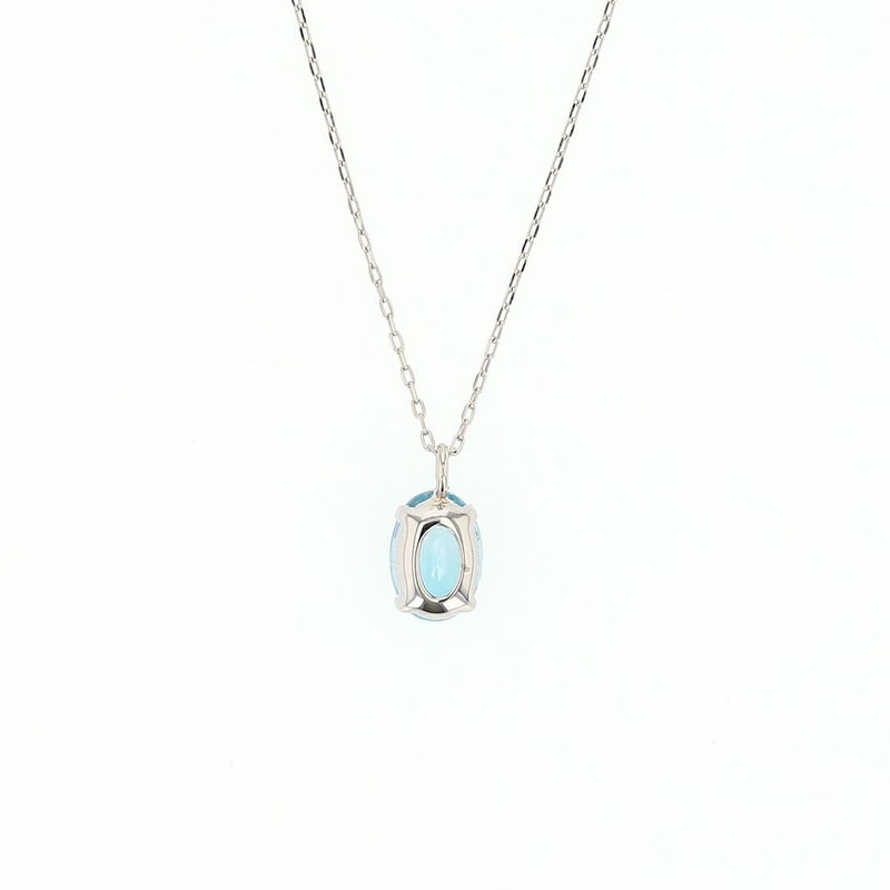 プラチナ ブルージルコン ネックレス 12月誕生石 レディース PT 誕生日プレゼント ギフト 女性 彼女 20代 30代 40代 記念日 PT850