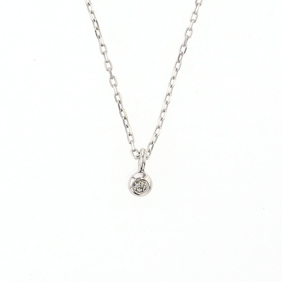 K10 YG/WG ダイヤモンド ネックレス 一粒 一粒ダイヤモンド ダイヤ イエローゴールド ホワイトゴールド 誕生日プレゼント ギフト レディース 女性 彼女 20代 30代 40代 誕生日 記念日