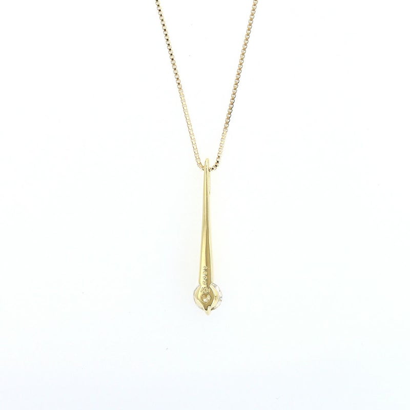 鑑定書付 K18 YG ダイヤモンド ネックレス イエローゴールド 18K 18金 妻 彼女 誕生日プレゼント ギフト レディース