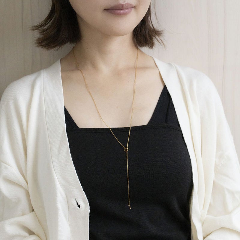 レアリゼ ベル ネックレス シルバー ロングネックレス ラリエットネックレス 妻 彼女 誕生日プレゼント ギフト レディース belle