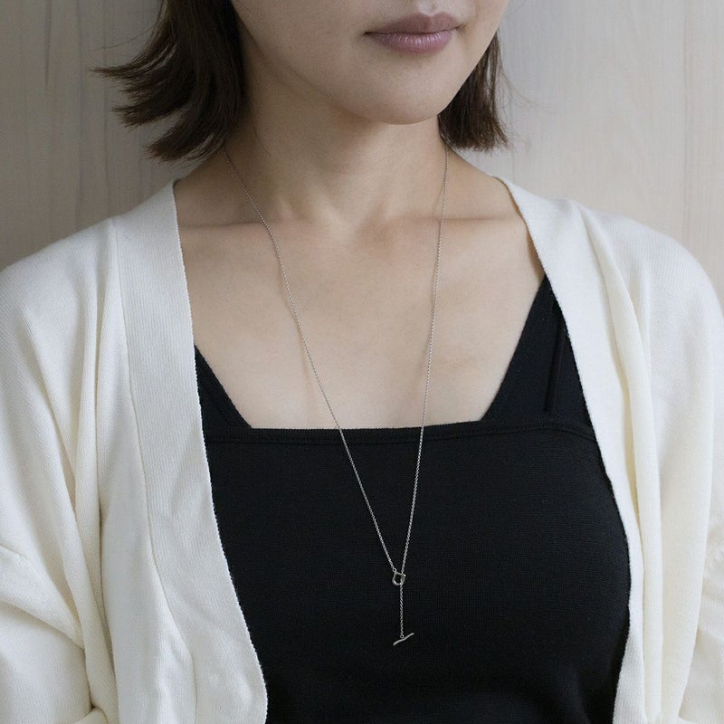 レアリゼ ベル ネックレス シルバー ロングネックレス ラリエットネックレス 妻 彼女 誕生日プレゼント ギフト レディース belle