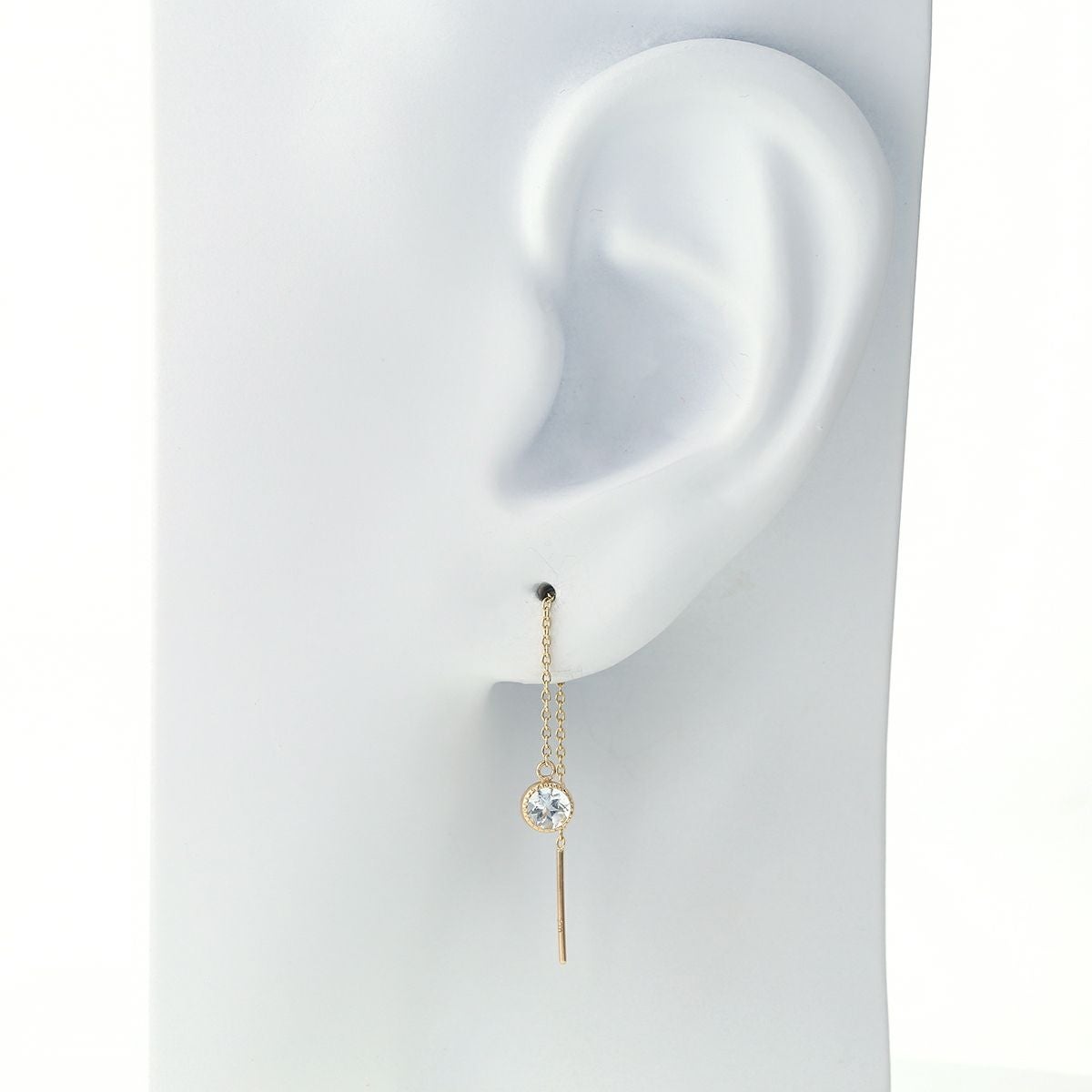 K10 YG アクアマリン アメリカンピアス ピアス レディース 3月 誕生石 ギフト 誕生日プレゼント 20代 30代 40代 イエローゴールド アメリカンピアス 一粒 揺れる 妻 彼女 可愛い