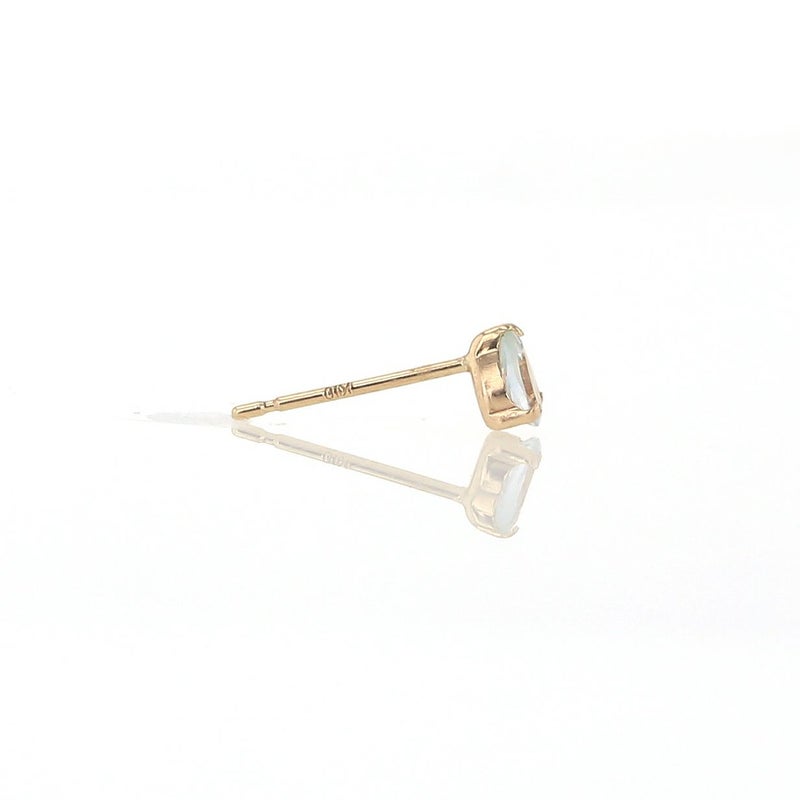 K10 YG アクアマリン ピアス