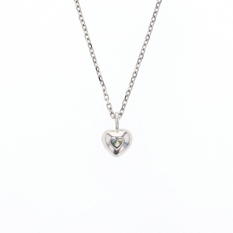 プラチナ アイスブルーダイヤモンド ハート ネックレス ダイヤモンド PT950 PT850 pt レディース 4月 誕生日プレゼント 彼女 妻 レディース 20代 30代 40代