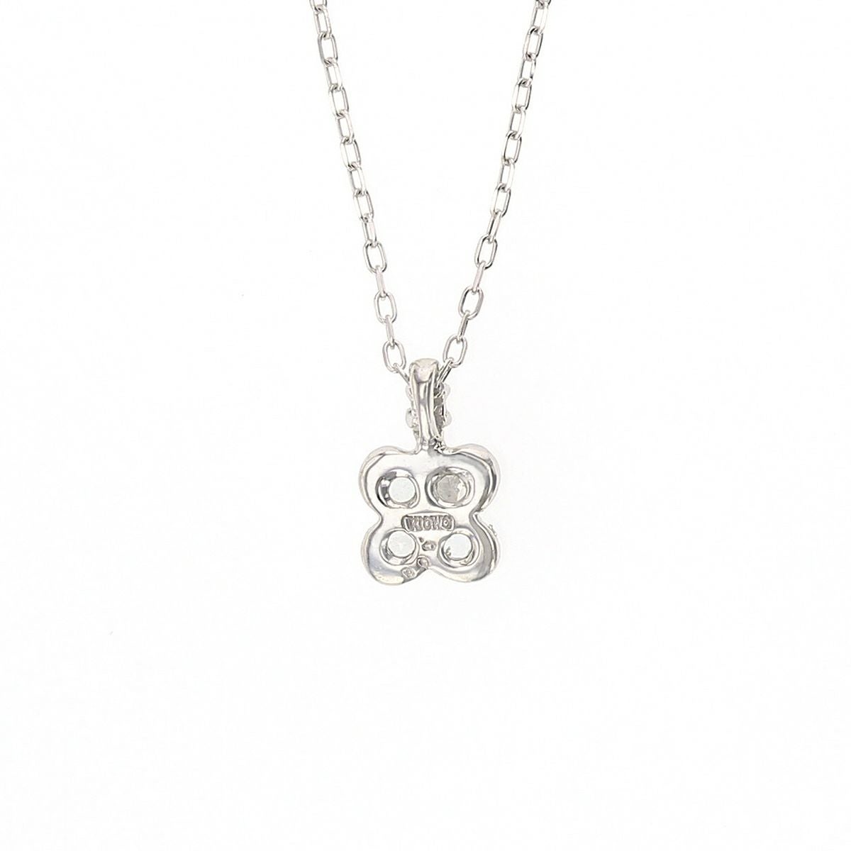 K10 WG アクアマリン ダイヤモンド ネックレス 花 フラワー レディース 3月 誕生石 プレゼント 彼女 妻 レディース 30代 40代 ホワイトゴールド