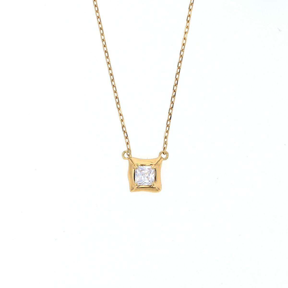 【レアリゼ ベル】 シルバー キュービックジルコニア ネックレス