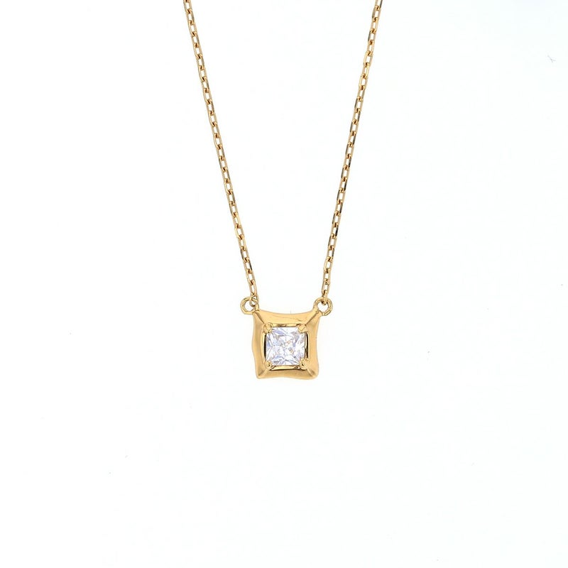 【レアリゼ ベル】 シルバー キュービックジルコニア ネックレス