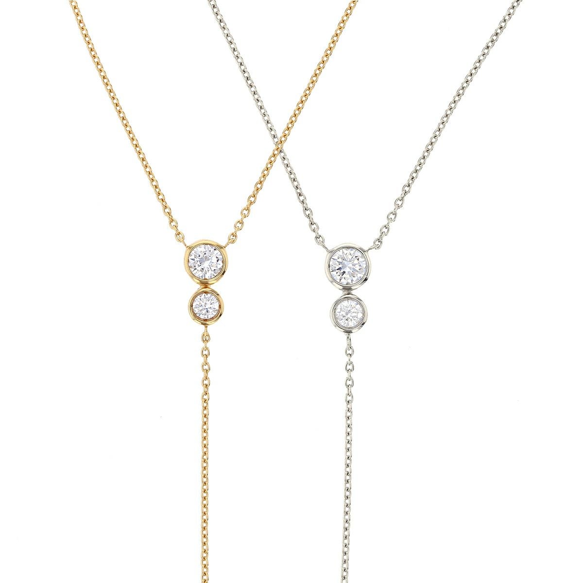 レアリゼ ベル ネックレス シルバー ロングネックレス ラリエットネックレス キュービックジルコニア 妻 彼女 誕生日プレゼント ギフト レディース belle