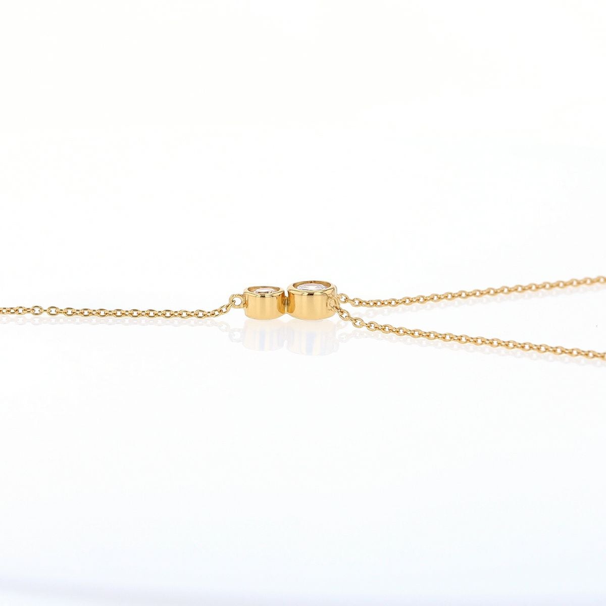 レアリゼ ベル ネックレス シルバー ロングネックレス ラリエットネックレス キュービックジルコニア 妻 彼女 誕生日プレゼント ギフト レディース belle