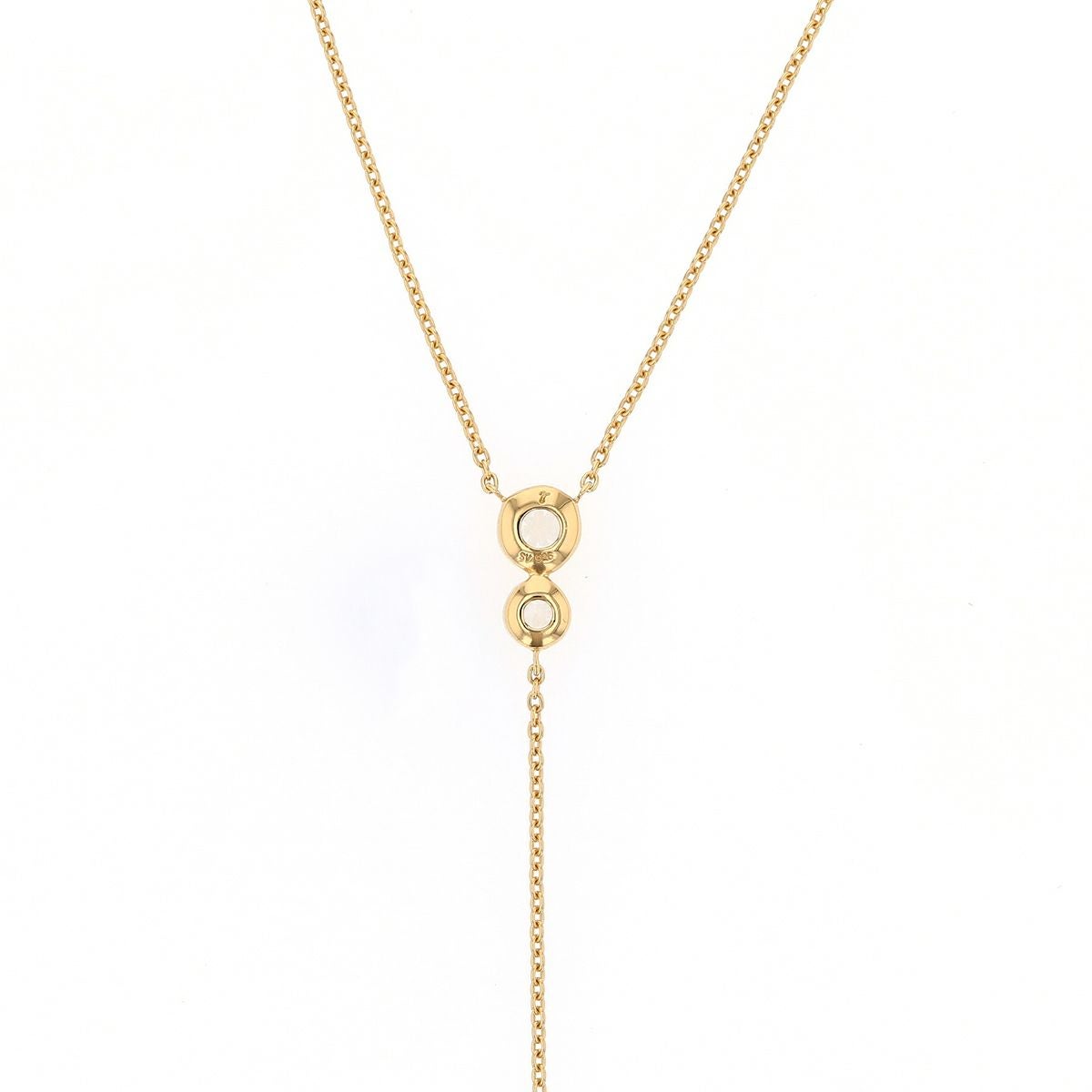 レアリゼ ベル ネックレス シルバー ロングネックレス ラリエットネックレス キュービックジルコニア 妻 彼女 誕生日プレゼント ギフト レディース belle