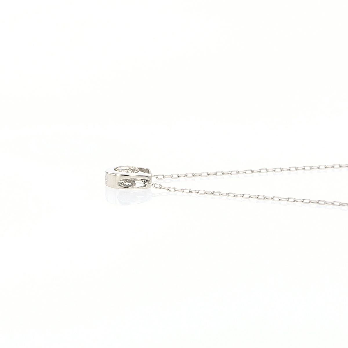 プラチナ ダイヤモンド 馬蹄 ネックレス