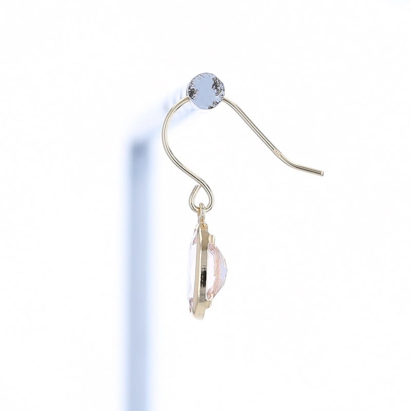 K10 YG モルガナイト ピアス