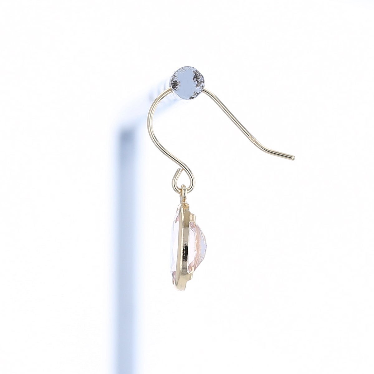 K10 YG モルガナイト ピアス