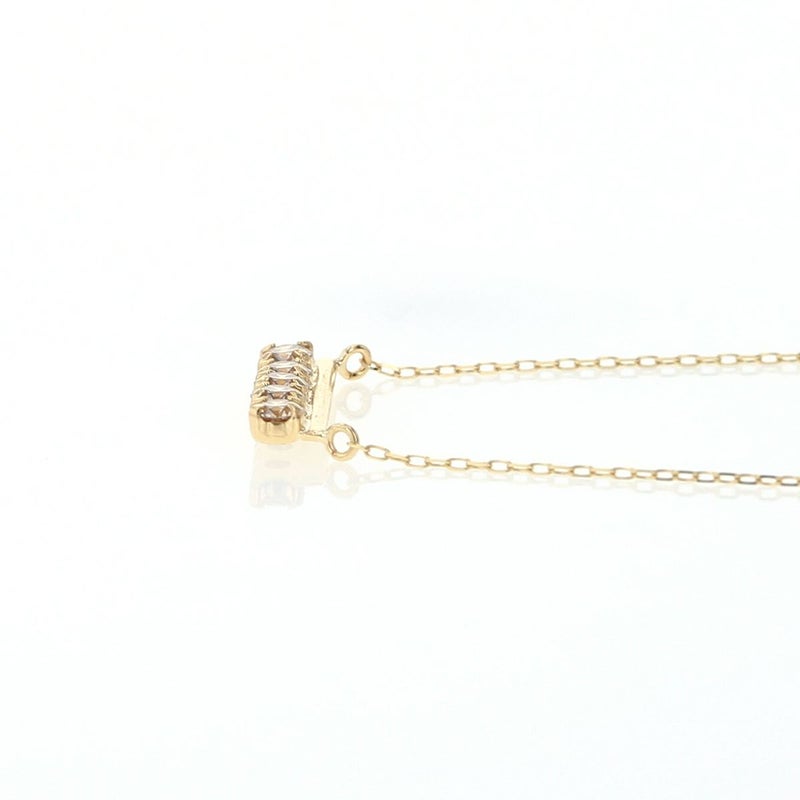 H&C鑑別書付き プラチナ/K18 YG ダイヤモンド ネックレス ラインネックレス バーネックレス PT プラチナ K18 イエローゴールド 18K 18金 誕生日プレゼント レディース 女性 彼女 20代 30代 40代 誕生日 記念日 ギフト ハート＆キューピッド