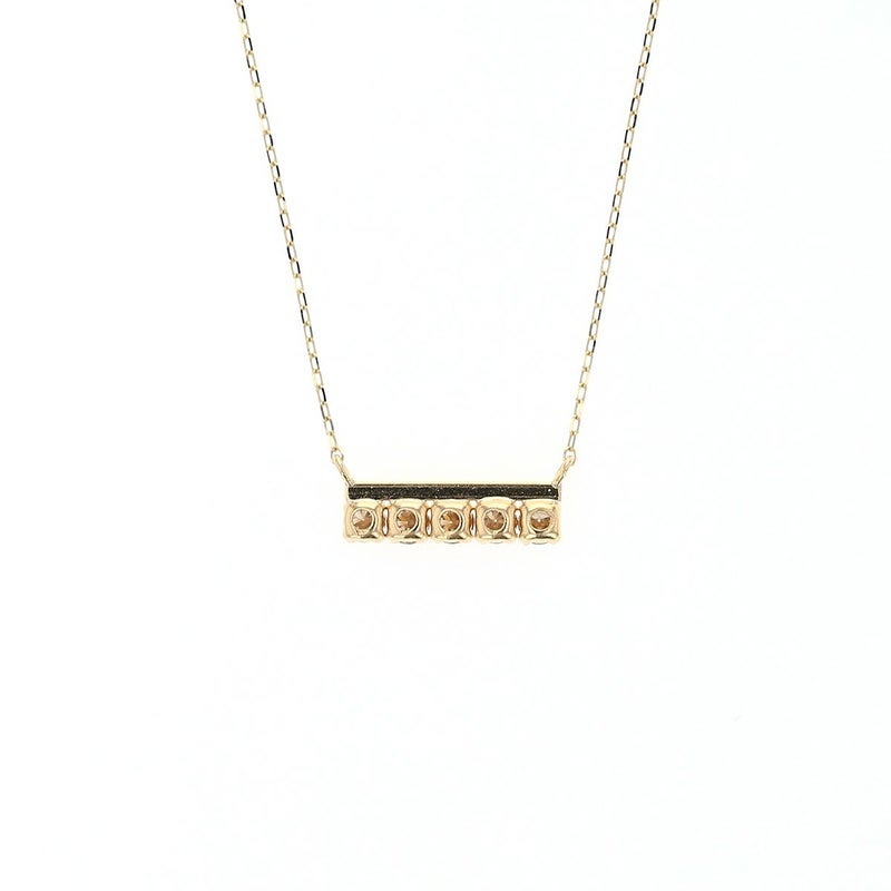 H&C鑑別書付き プラチナ/K18 YG ダイヤモンド ネックレス ラインネックレス バーネックレス PT プラチナ K18 イエローゴールド 18K 18金 誕生日プレゼント レディース 女性 彼女 20代 30代 40代 誕生日 記念日 ギフト ハート＆キューピッド