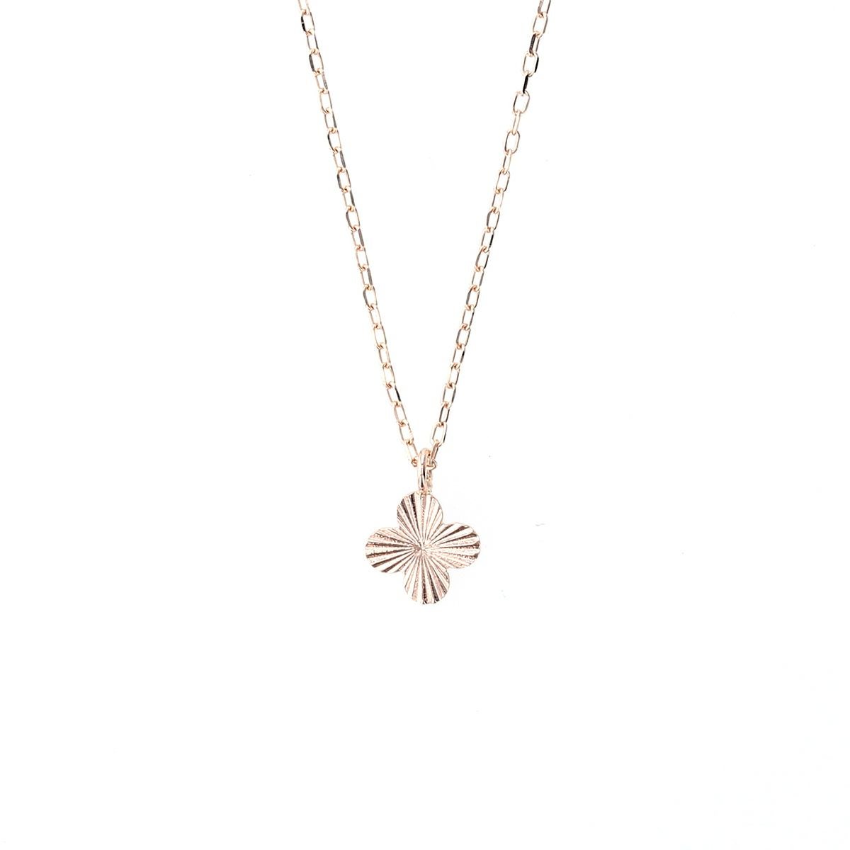 K10 PG フラワー ネックレス