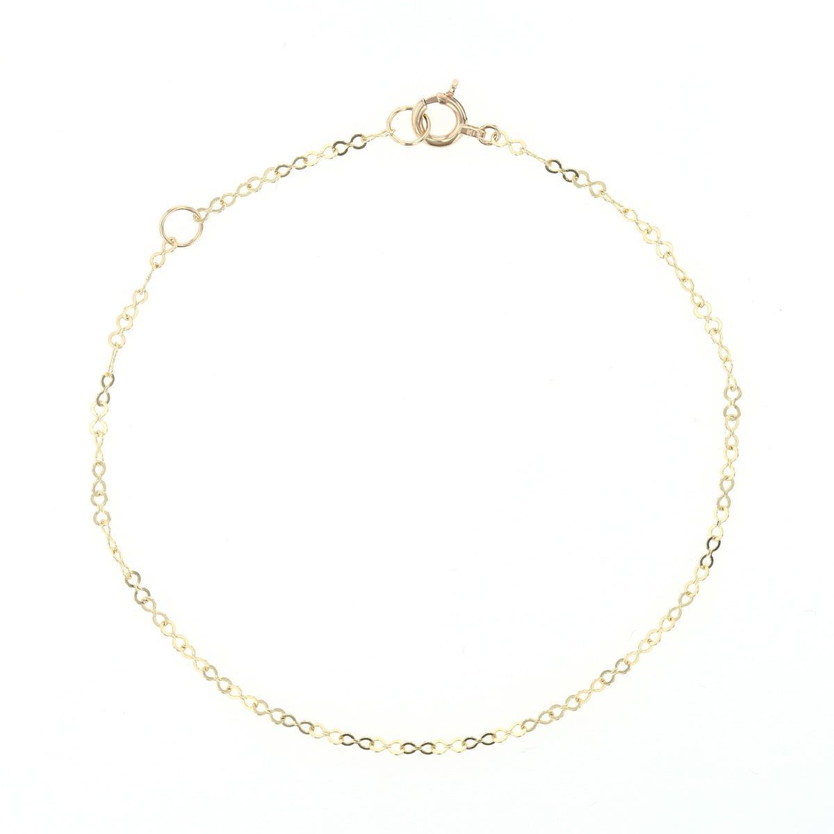 K10 YG エイトチェーン ブレスレット イエローゴールド 10金 10K 妻 彼女 プレゼント レディース 誕生日プレゼント ギフト 30代 40代