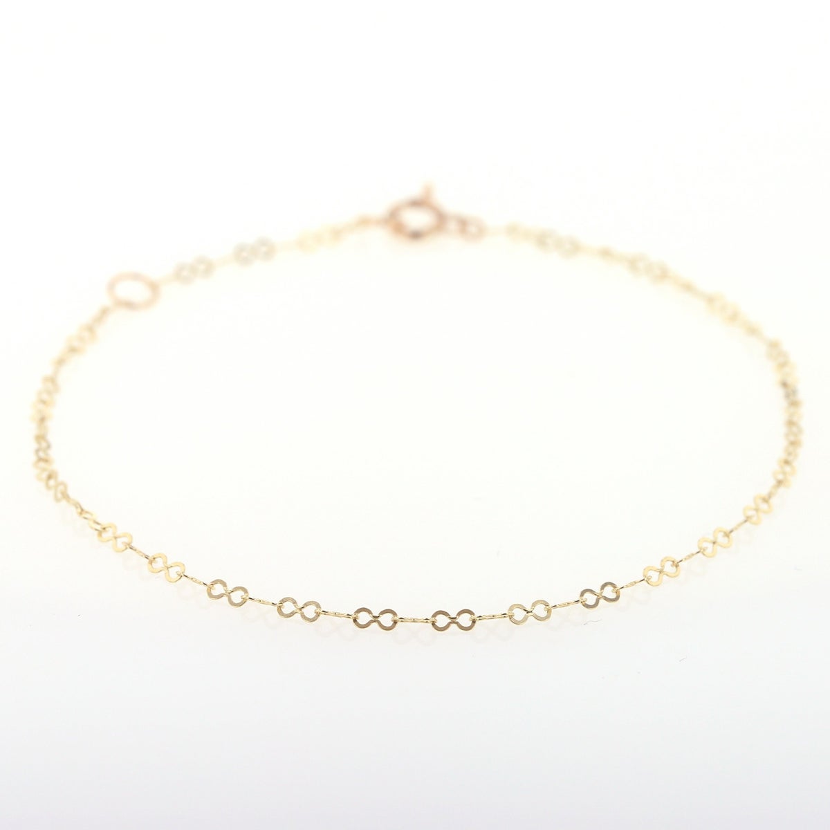 K10 YG エイトチェーン ブレスレット イエローゴールド 10金 10K 妻 彼女 プレゼント レディース 誕生日プレゼント ギフト 30代 40代