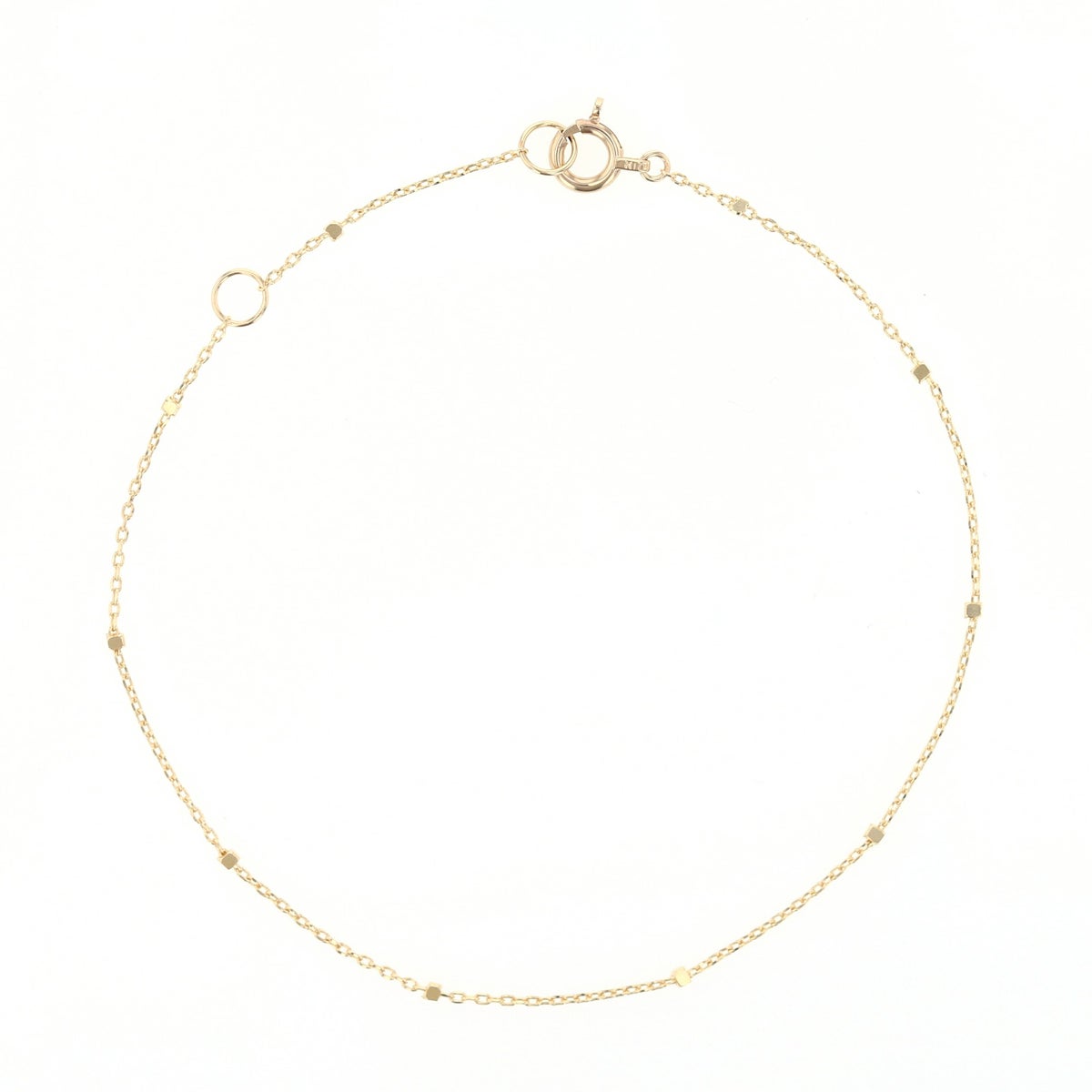 K10 YG グリッターチェーン ブレスレット イエローゴールド 10金 10K 妻 彼女 プレゼント レディース 誕生日プレゼント ギフト 20代 30代 40代