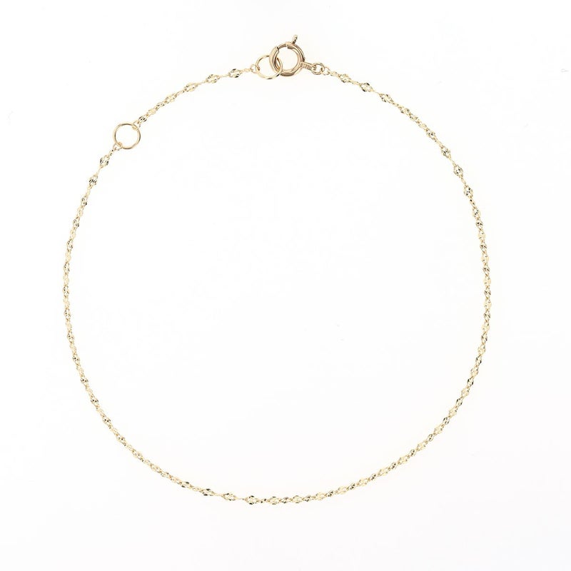 K10 YG モーグルチェーン ブレスレット