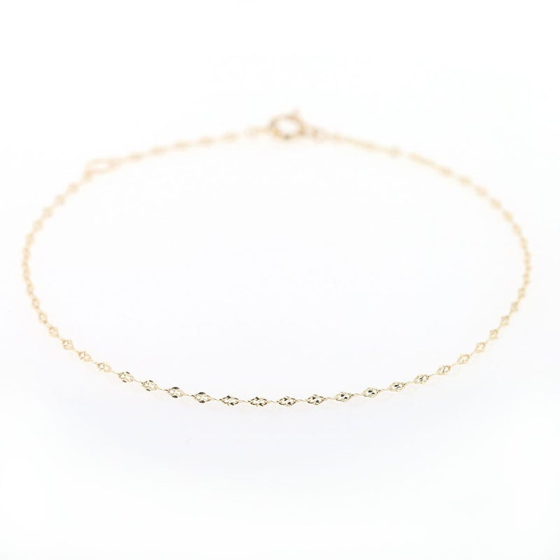 K10 YG モーグルチェーン ブレスレット