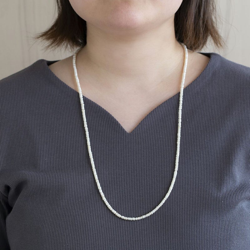 淡水パール ネックレス 70cm パール 小粒 レディース 20代 30代 40代 ロングネックレス プレゼント 彼女 妻 誕生石 6月 カジュアル 重ね付け パーティー お呼ばれ