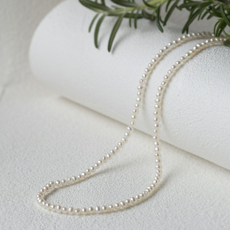 K14 YG 淡水パール ネックレス パール 小粒 レディース 20代 30代 40代 プレゼント 彼女 妻 誕生石 6月 カジュアル 重ね付け パーティー お呼ばれ