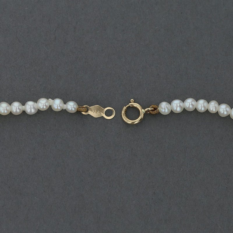 K14 YG 淡水パール ネックレス パール 小粒 レディース 20代 30代 40代 プレゼント 彼女 妻 誕生石 6月 カジュアル 重ね付け パーティー お呼ばれ