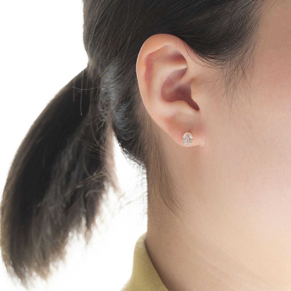 K10 YG キュービックジルコニア ピアス ゴールド レディース 10金 CZ 誕生日プレゼント ギフト 20代 30代 40代 女性 彼女 妻