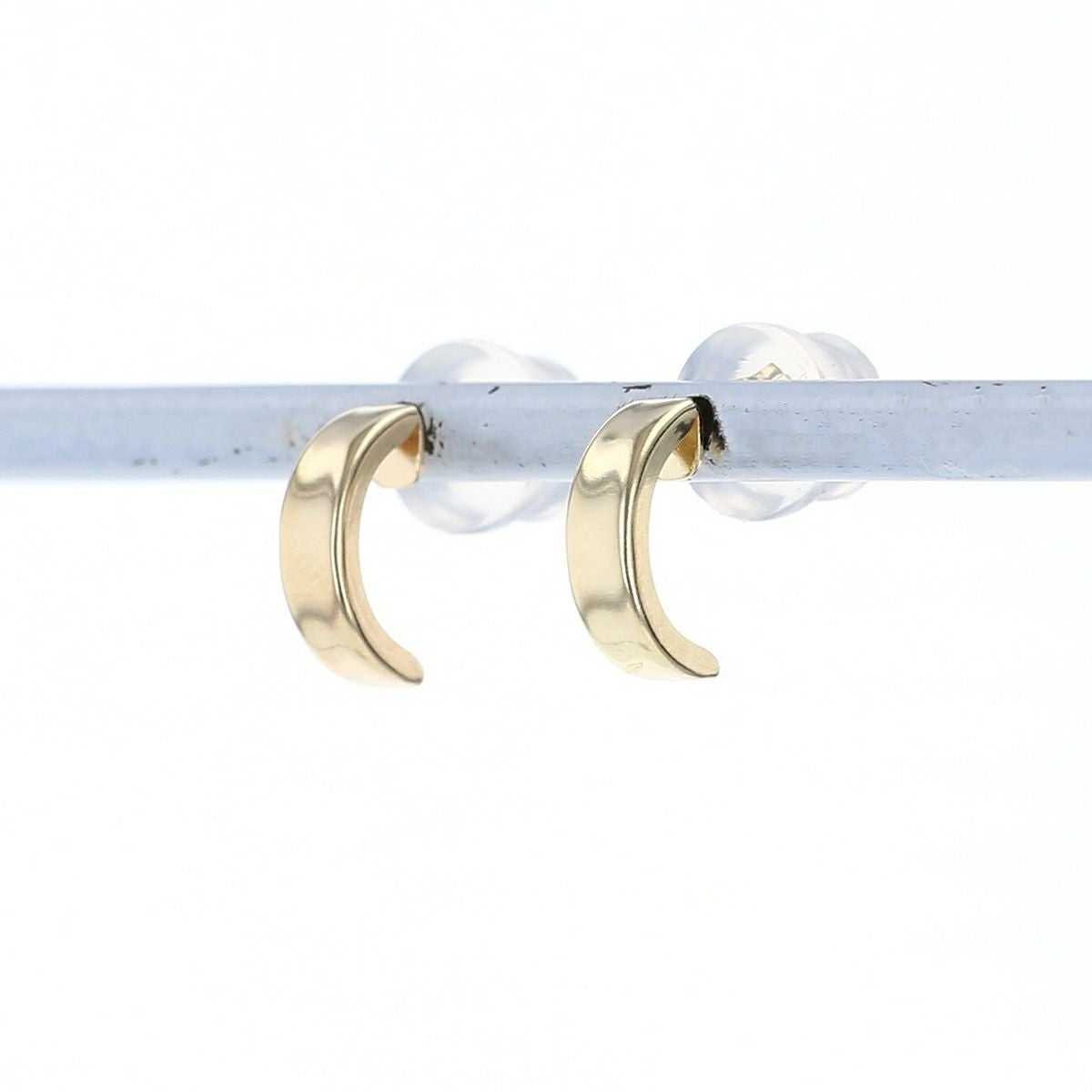 K10 YG ハーフフープピアス ハーフフープ ピアス フープピアス イエローゴールド レディース 20代 30代 40代 誕生日 プレゼント ギフト 女性 彼女 妻 シンプル