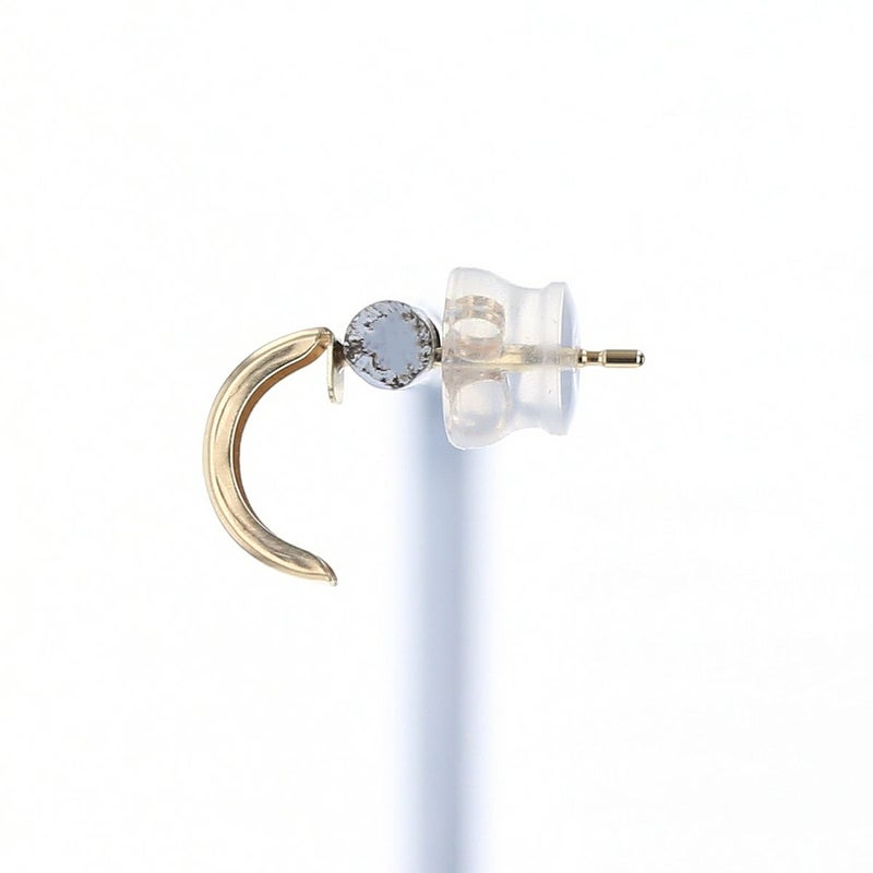 K10 YG ハーフフープピアス ハーフフープ ピアス フープピアス イエローゴールド レディース 20代 30代 40代 誕生日 プレゼント ギフト 女性 彼女 妻 シンプル