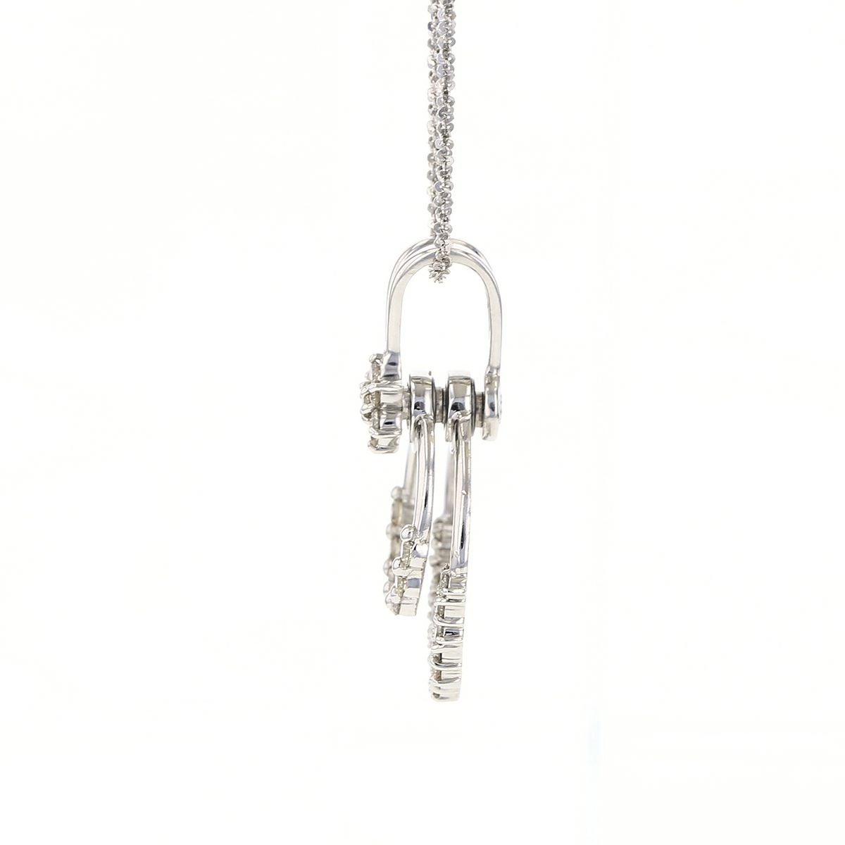 プラチナ ダイヤモンド ネックレス 1ct レディース 30代 40代 50代 妻 女性 結婚記念日 キラキラ スイング