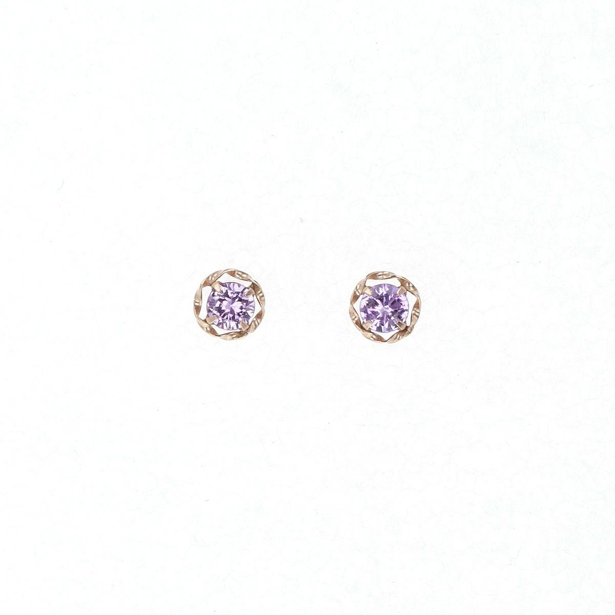 K18 PG ピンクサファイア ピアス 9月 ギフト レディース 18k 誕生石 ピンクゴールド レディース 彼女 妻 プレゼント 誕生日プレゼント