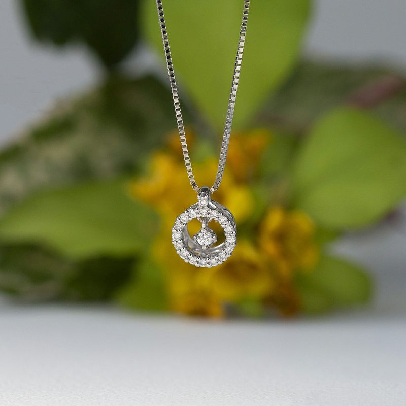 プラチナ ダイヤモンド ネックレス レディース 30代 40代 50代 妻 彼女 女性 結婚記念日 キラキラ 揺れる スイング PT PT950 誕生日プレゼント ギフト プレゼント