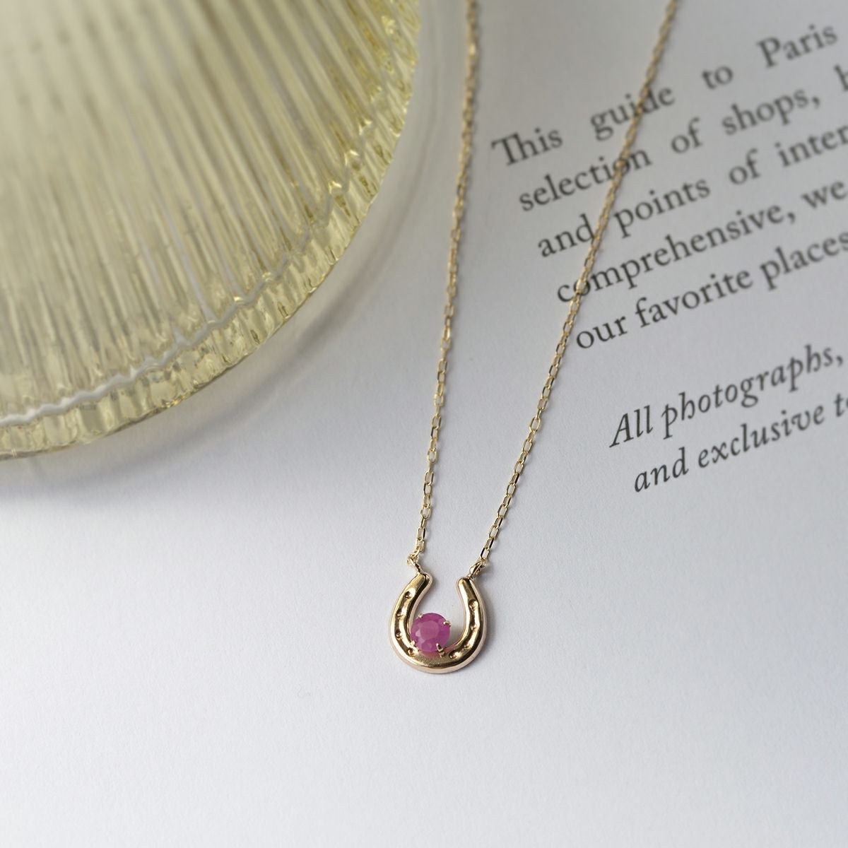 K10 YG ルビー ネックレス イエローゴールド 誕生石 7月 レディース 彼女 妻 誕生日プレゼント ギフト