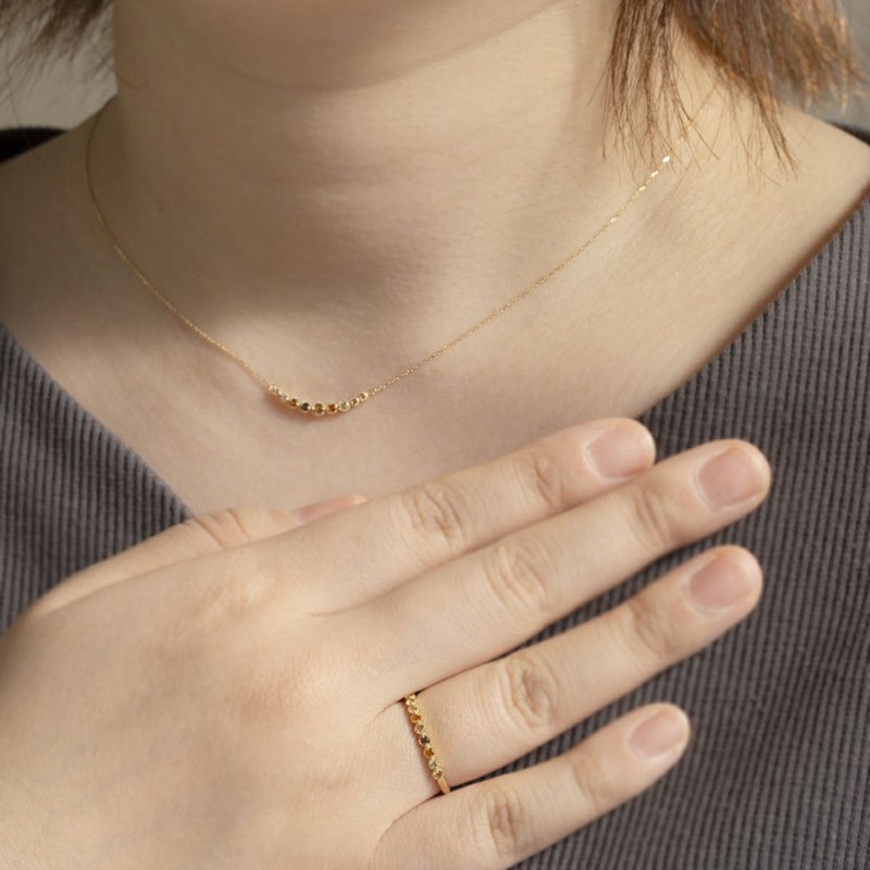 K10 YG PG WG マルチ カラーストーン リング ハーフエタニティ 誕生石 プレゼント レディース 彼女 妻 30代 40代 イエローゴールド ピンクゴールド ホワイトゴールド フラワー 花