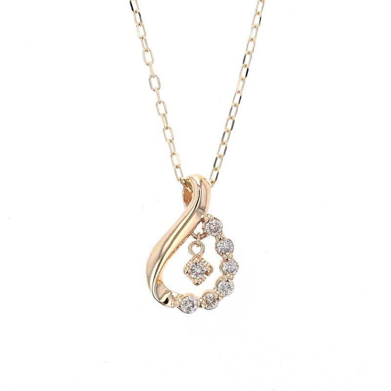 K10 YG ダイヤモンド ペンダントトップ ネックレストップ 妻 彼女 レディース 誕生日プレゼント ギフト イエローゴールド 10K