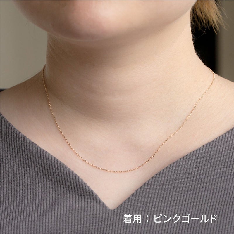 K10 YG/PG アズキチェーンネックレス チェーンネックレス イエローゴールド ピンクゴールド レディース 妻 彼女 誕生日 誕生日プレゼント 小豆チェーン 10K 10金 地金