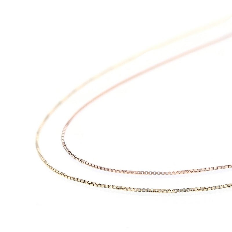 K10 YG/PG ベネチアンチェーン ネックレス チェーンネックレス イエローゴールド ピンクゴールド レディース 妻 彼女 誕生日 誕生日プレゼント 10K 10金 地金