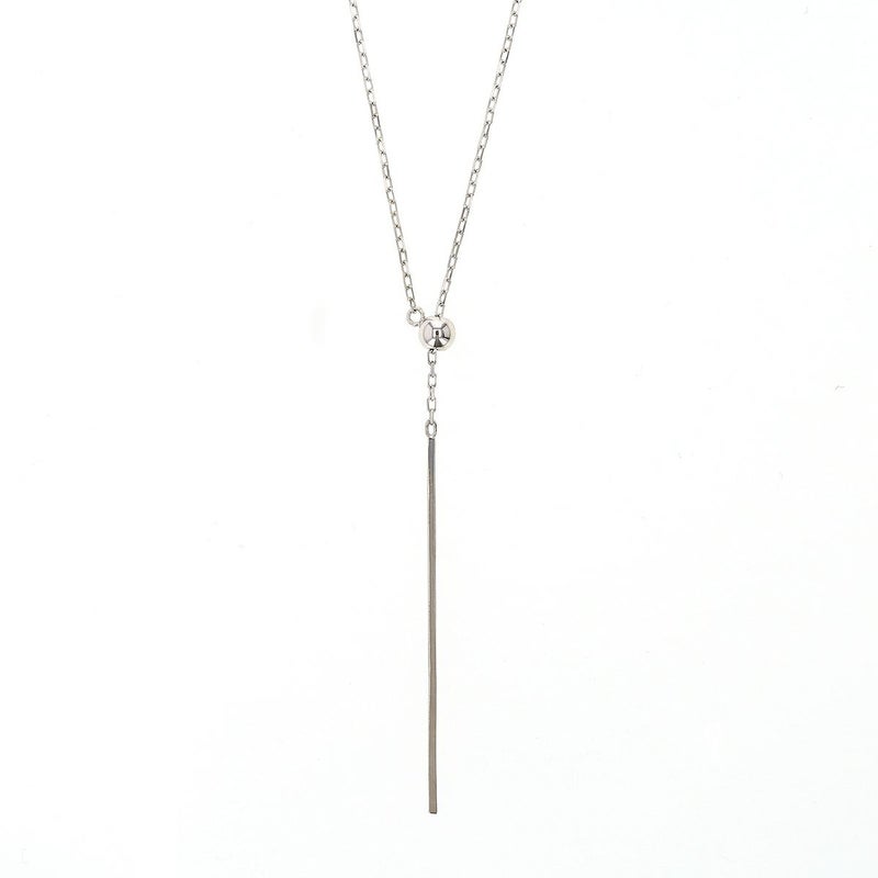 K10 YG WG ネックレス ラリエット