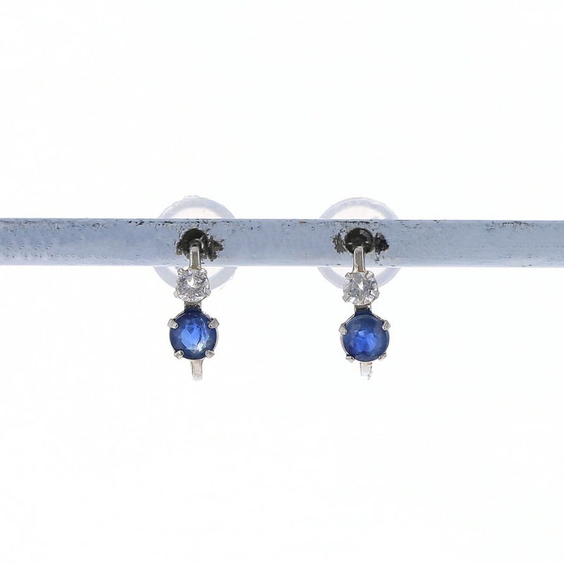 プラチナ サファイア ピアス ホワイトトパーズ ハーフフープピアス ハーフフープ ピアス フープピアス PT900 レディース 20代 30代 40代 9月 誕生日 誕生日プレゼント プレゼント ギフト 女性 彼女 妻