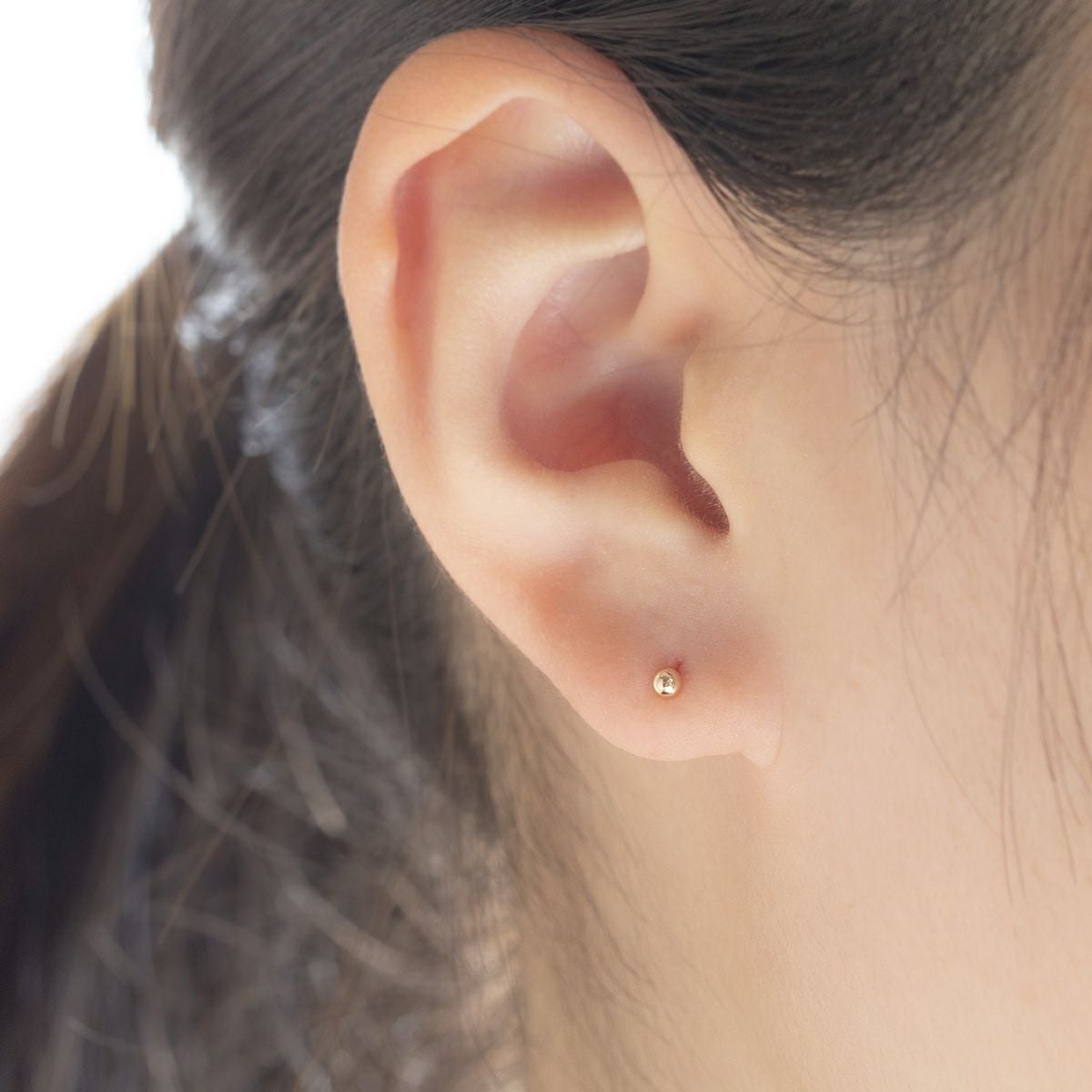 K18 PG/YG 丸玉 ピアス 2.5mm | IKEDAジュエリーオンライン