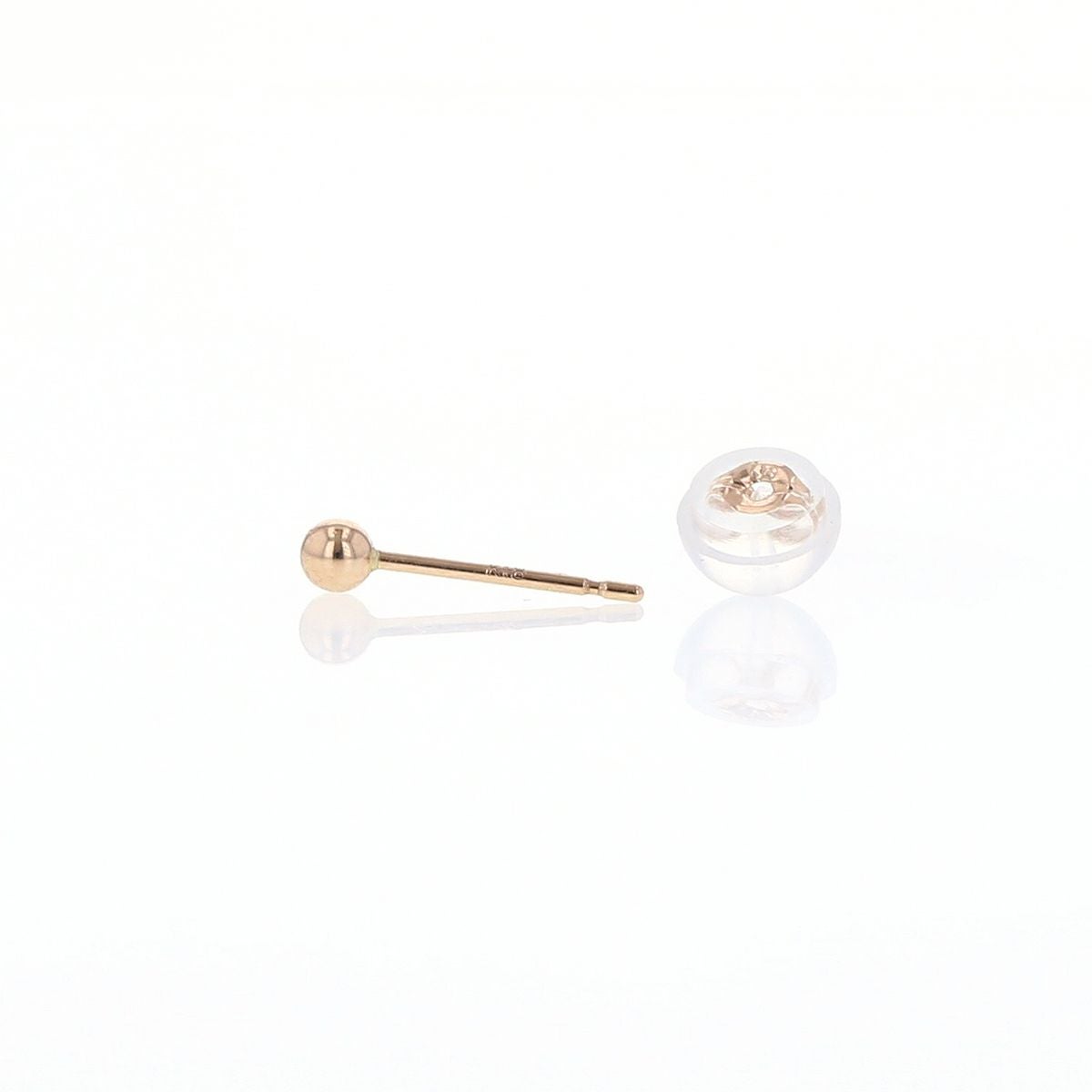 K18 PG/YG 丸玉 ピアス 2.5mm | IKEDAジュエリーオンライン
