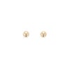 K18 PG/YG ボール ピアス レディース 18金 ピンクゴールド イエローゴールド シンプル 20代 30代 40代 彼氏 彼女 妻 18k 小さめ ユニセックス