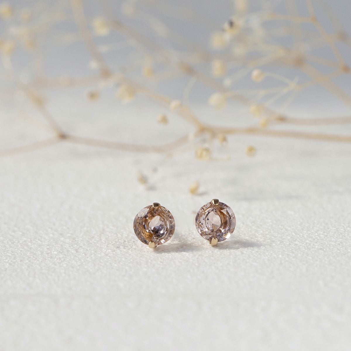 K10 YG ピンクトルマリン ピアス 1粒 10月誕生石 イエローゴールド 10金 10月 誕生石 誕生日プレゼント ギフト レディース 20代 30代 40代 10k k10 かわいい 天然石