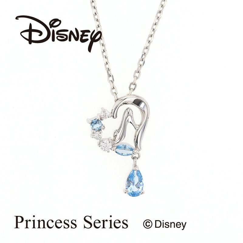ディズニー シンデレラ/キュービックジルコニア シルバー ネックレス